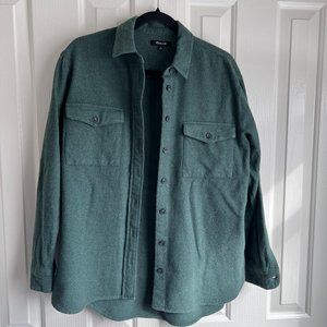 Madewell Flannel Flap-Pocket Oversized Ex-Boyfriend Shirt